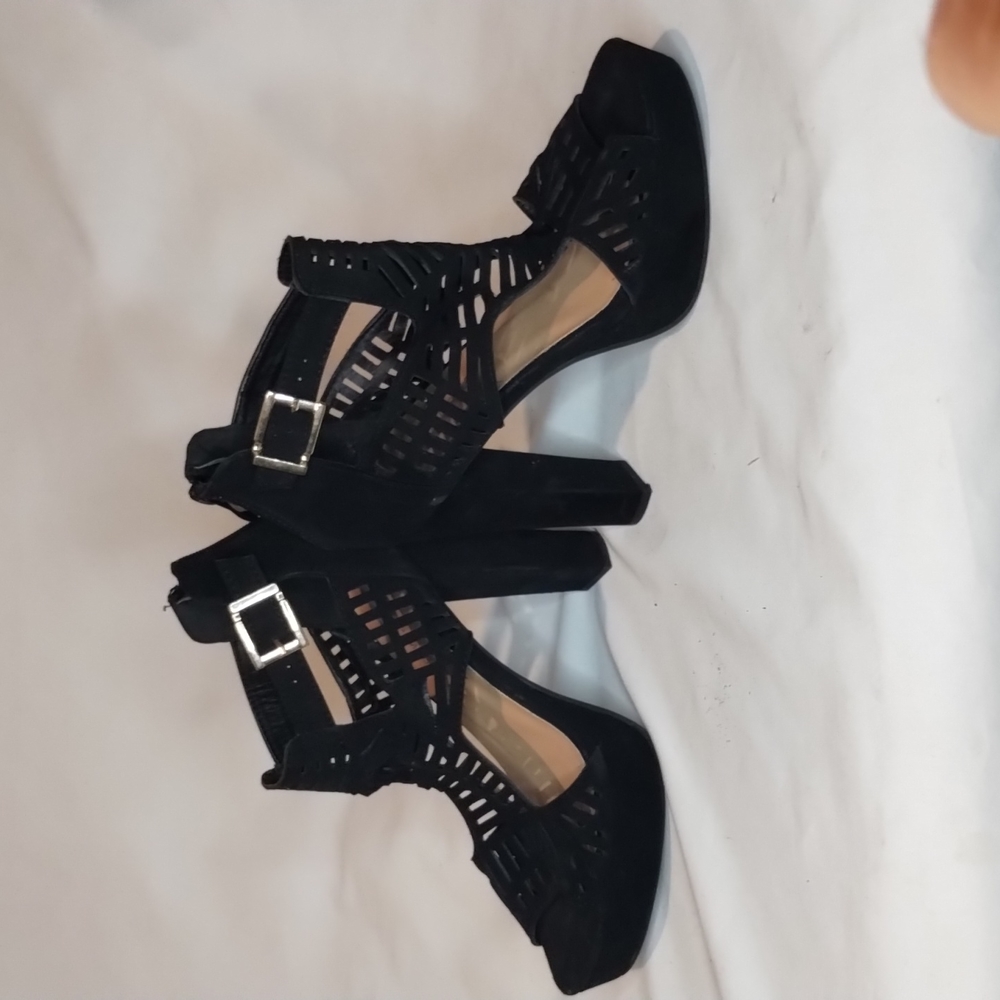 Black high heels